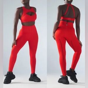 Savage X Fenty Hotline High-Waist Legging | Fiesta Red | M